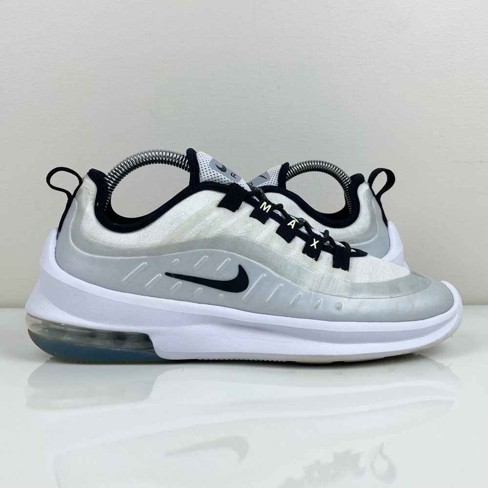 Nike Men’s Air Max Axis Premium Aluminum White Athletic Running Shoes Size 7.0